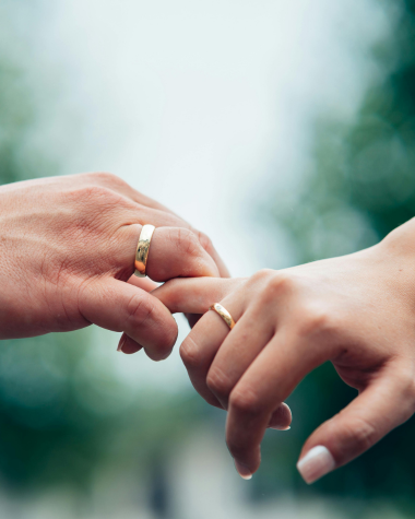 Engagement and wedding ring best finger to consider for wearing.