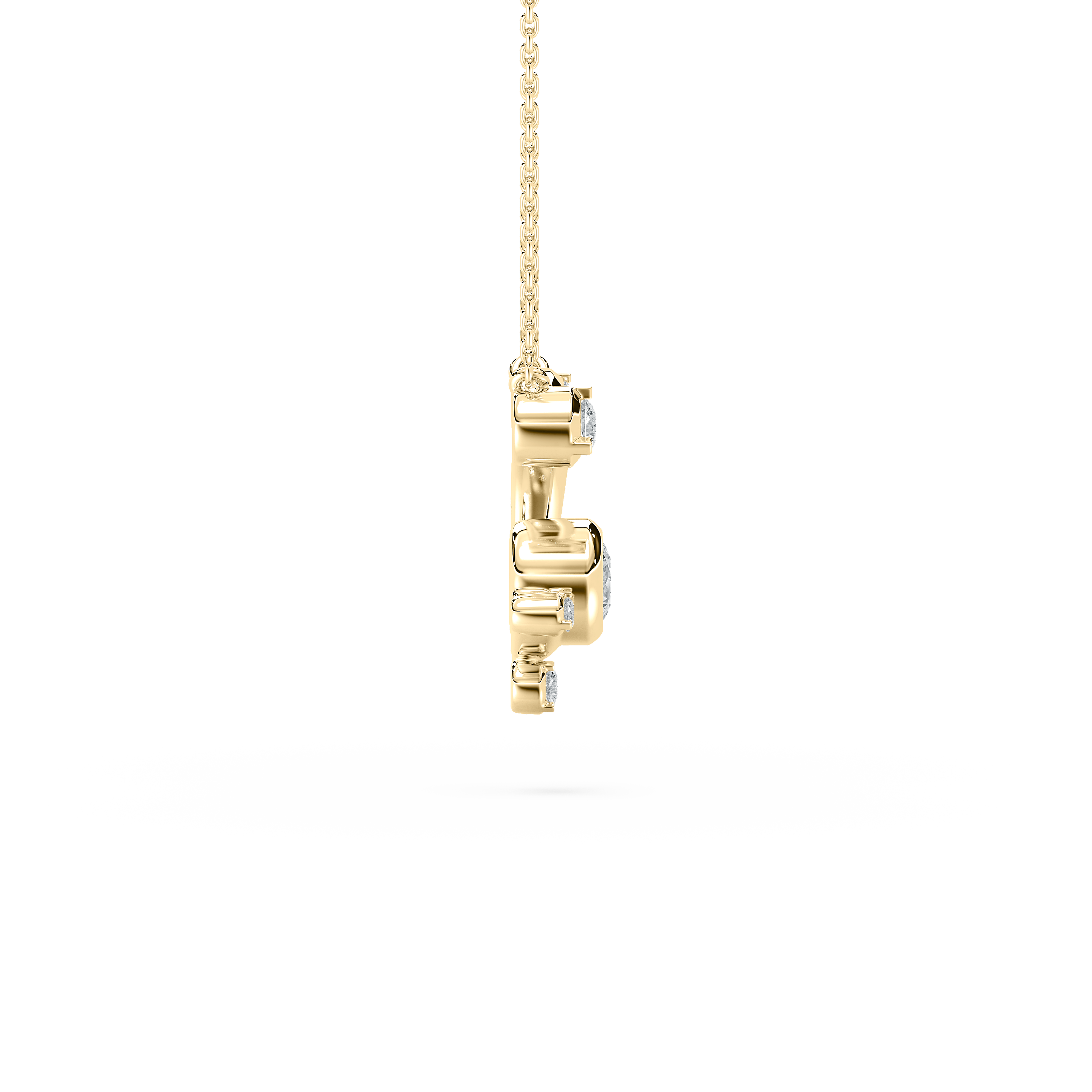 Round Diamond Harlena Fashion Pendant