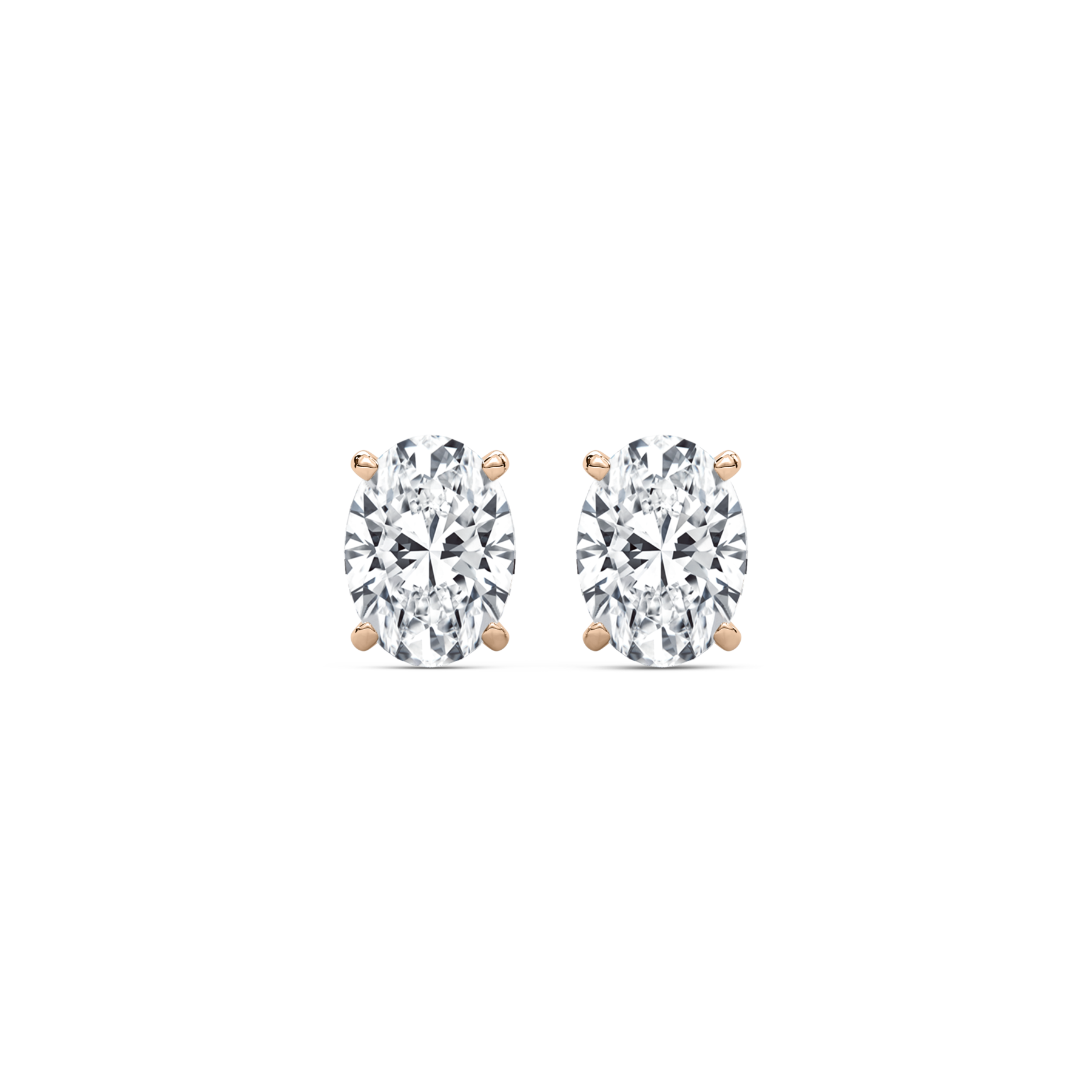 1.50 Carat Oval Diamond Samarah Stud Earring