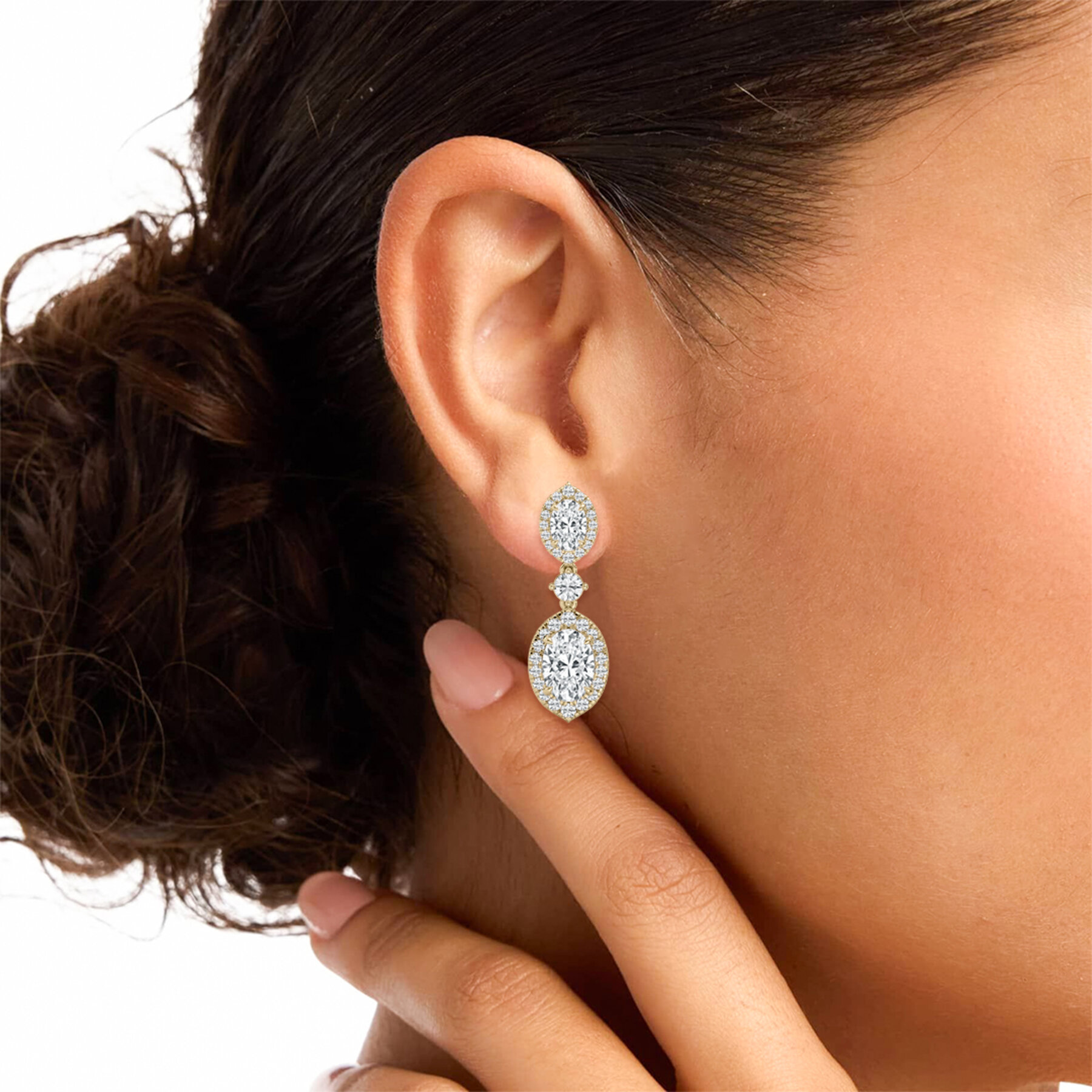 Serenade Diamond Dangler Earrings for Women