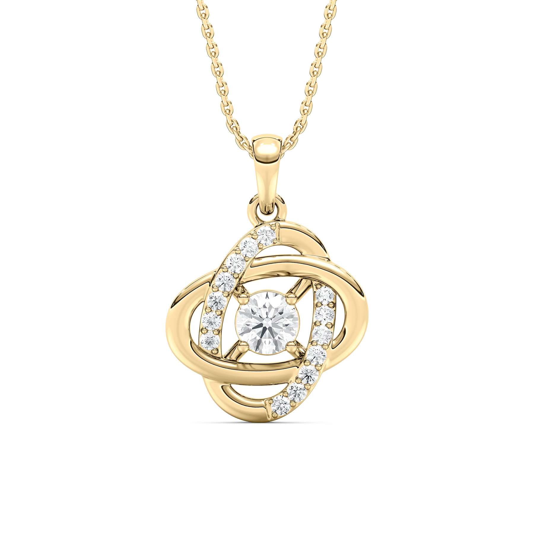 Round Diamond lylia Fashion Pendant