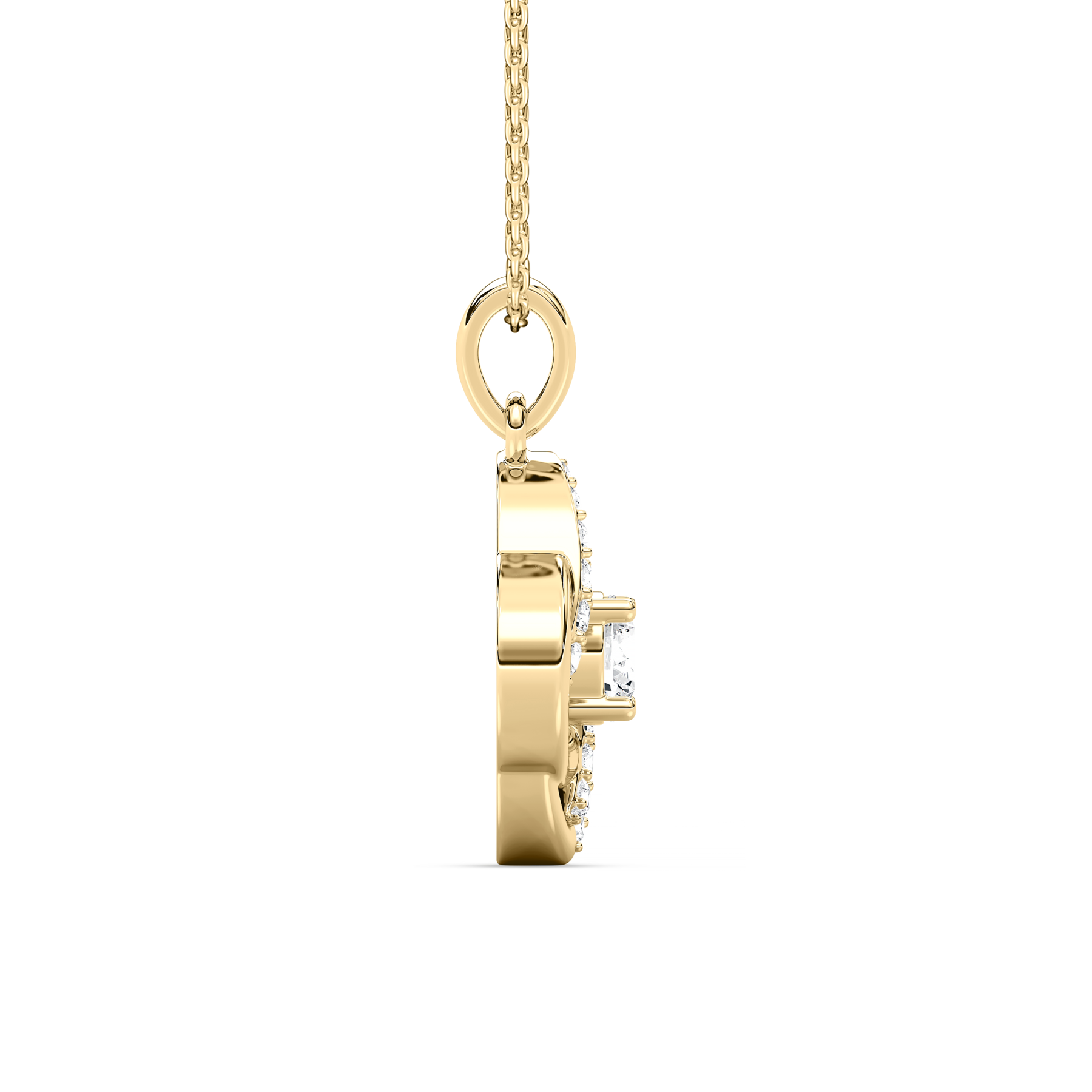 Round Diamond lylia Fashion Pendant