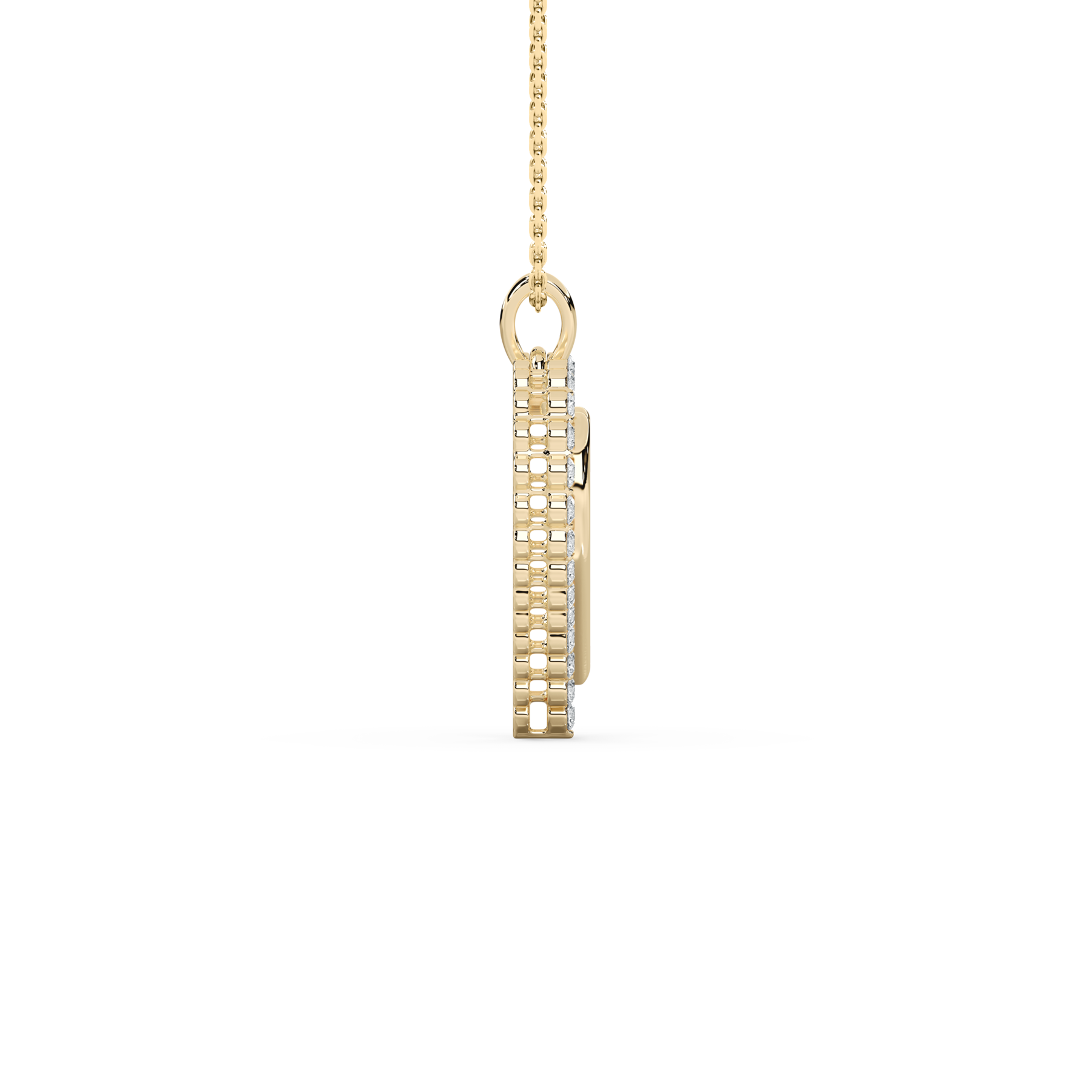 Round Diamond Shirley Heart Fashion Pendant