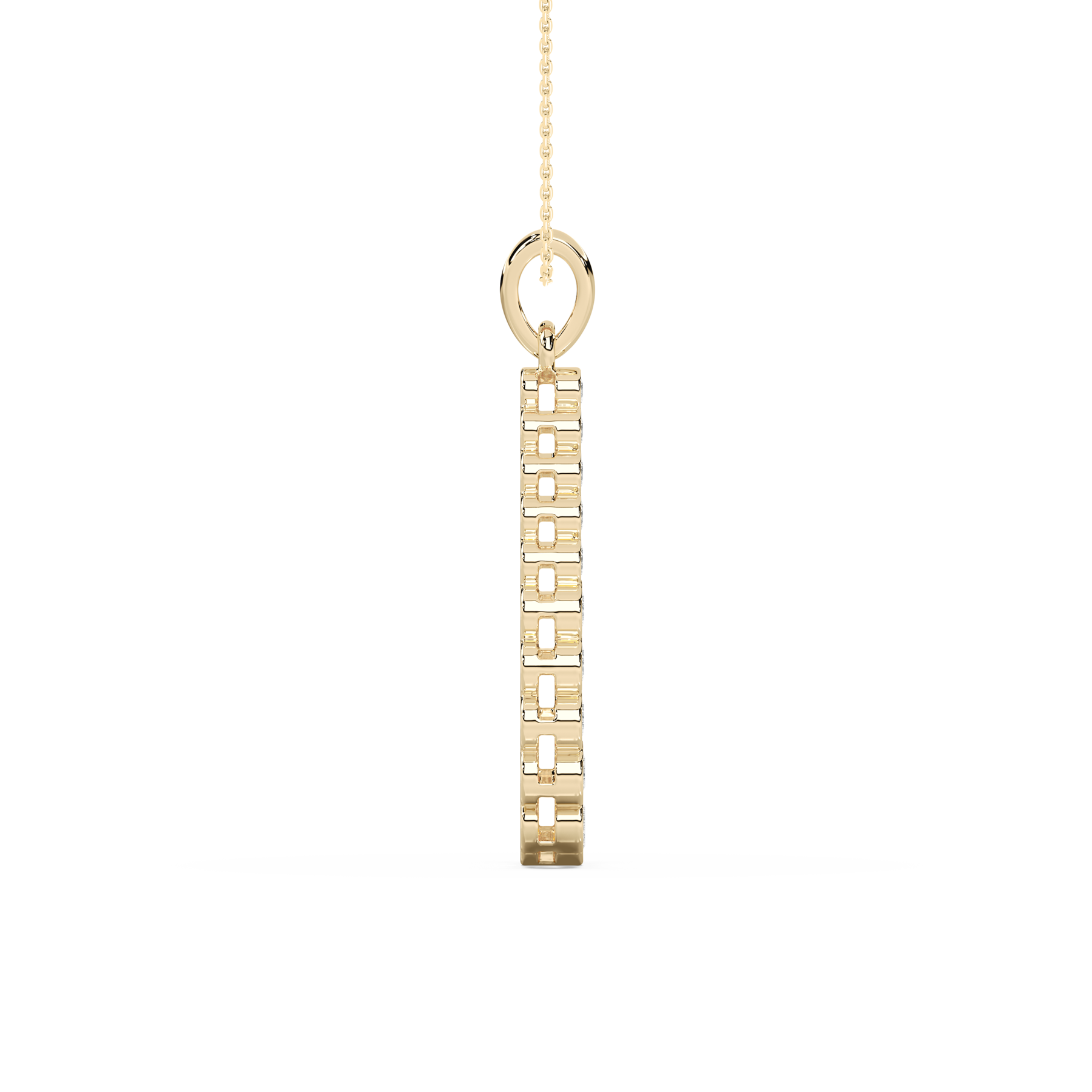 Round Diamond Graduated Drop Kids Fashion Pendant