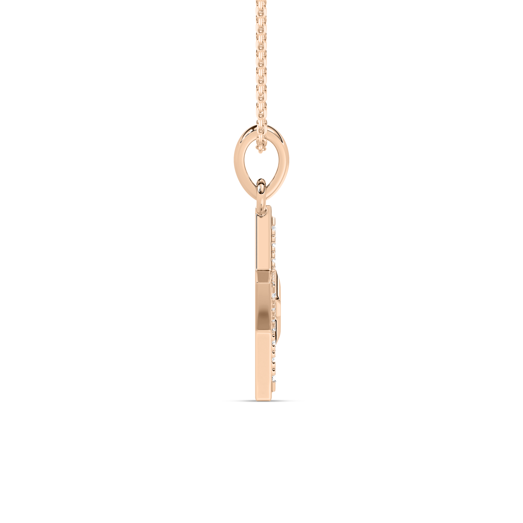 Round Diamond Shinning Star Kids Fashion Pendant