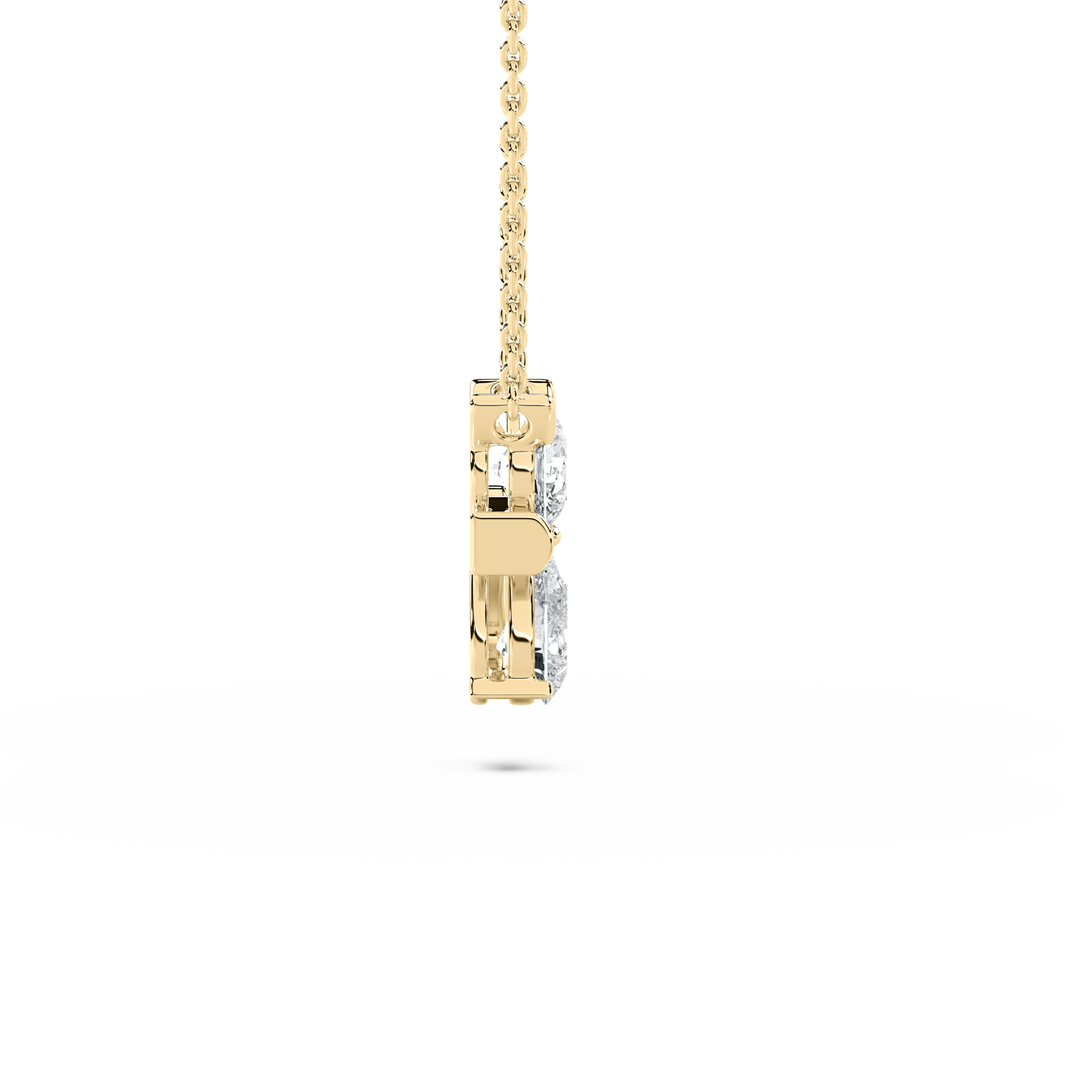 Round Diamond Charming Cat Fashion Pendant