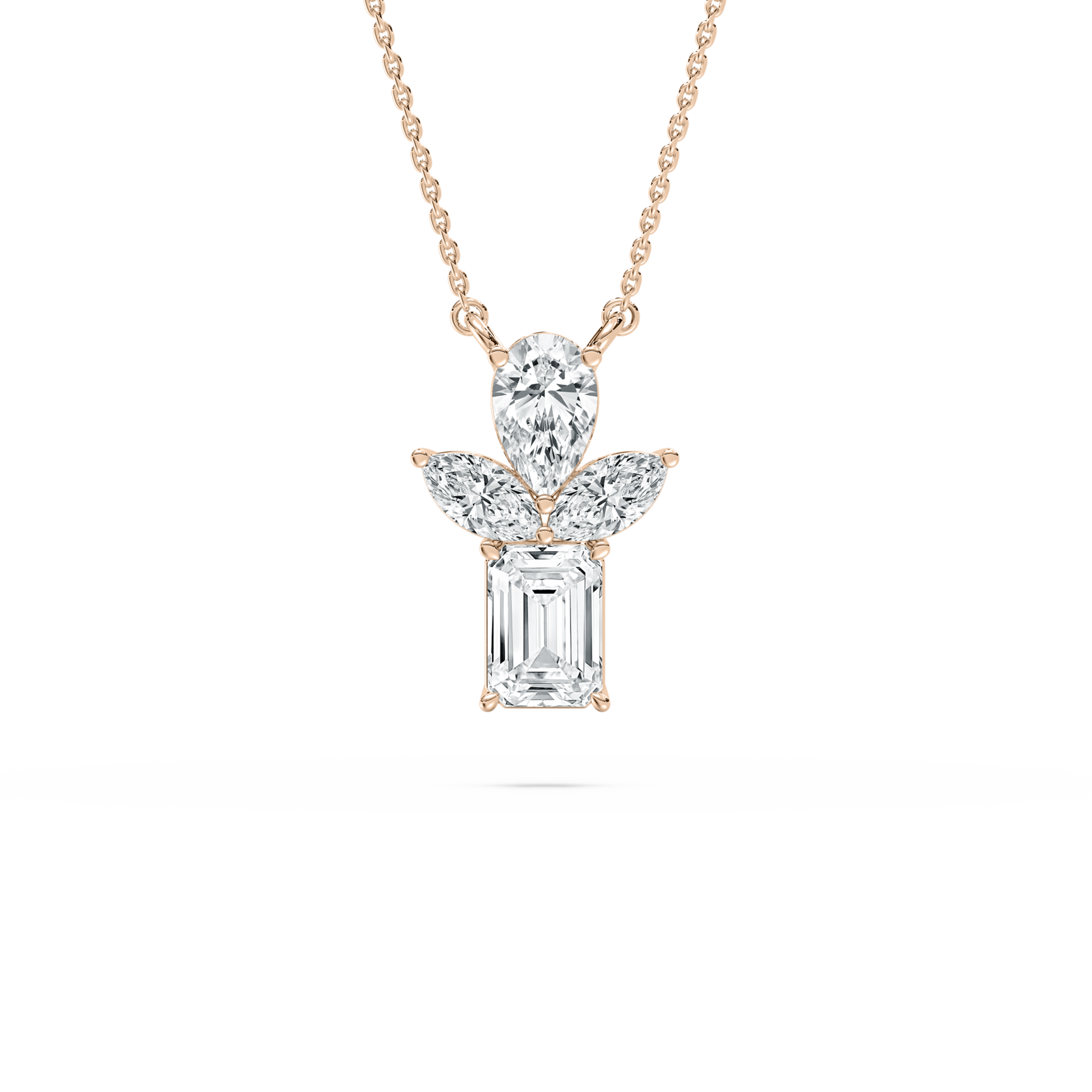 2 Carat Multi Shape Diamond Stylish Hanging Fashion Earring