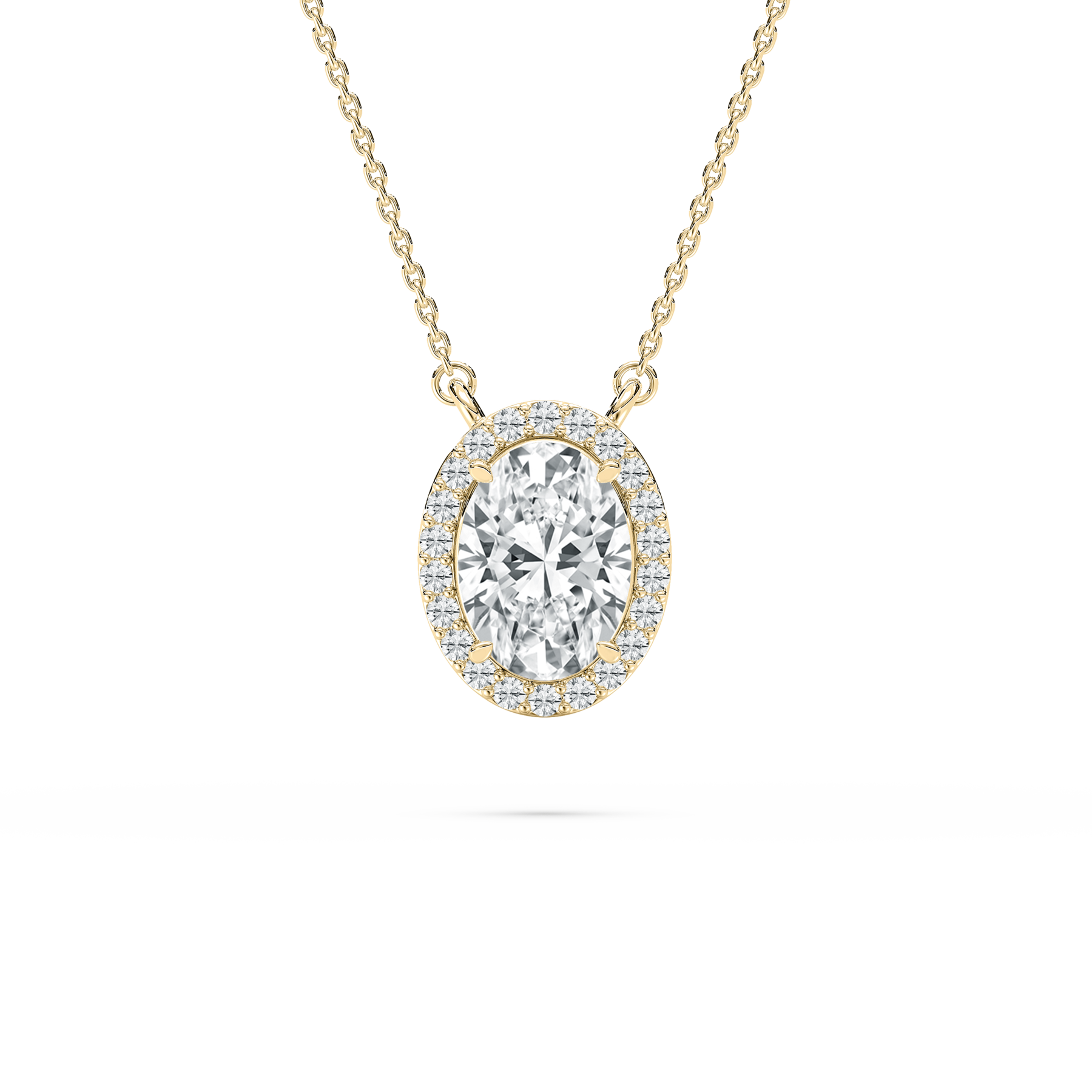 1.50 Carat Oval Diamond Enticing Fashion Pendant