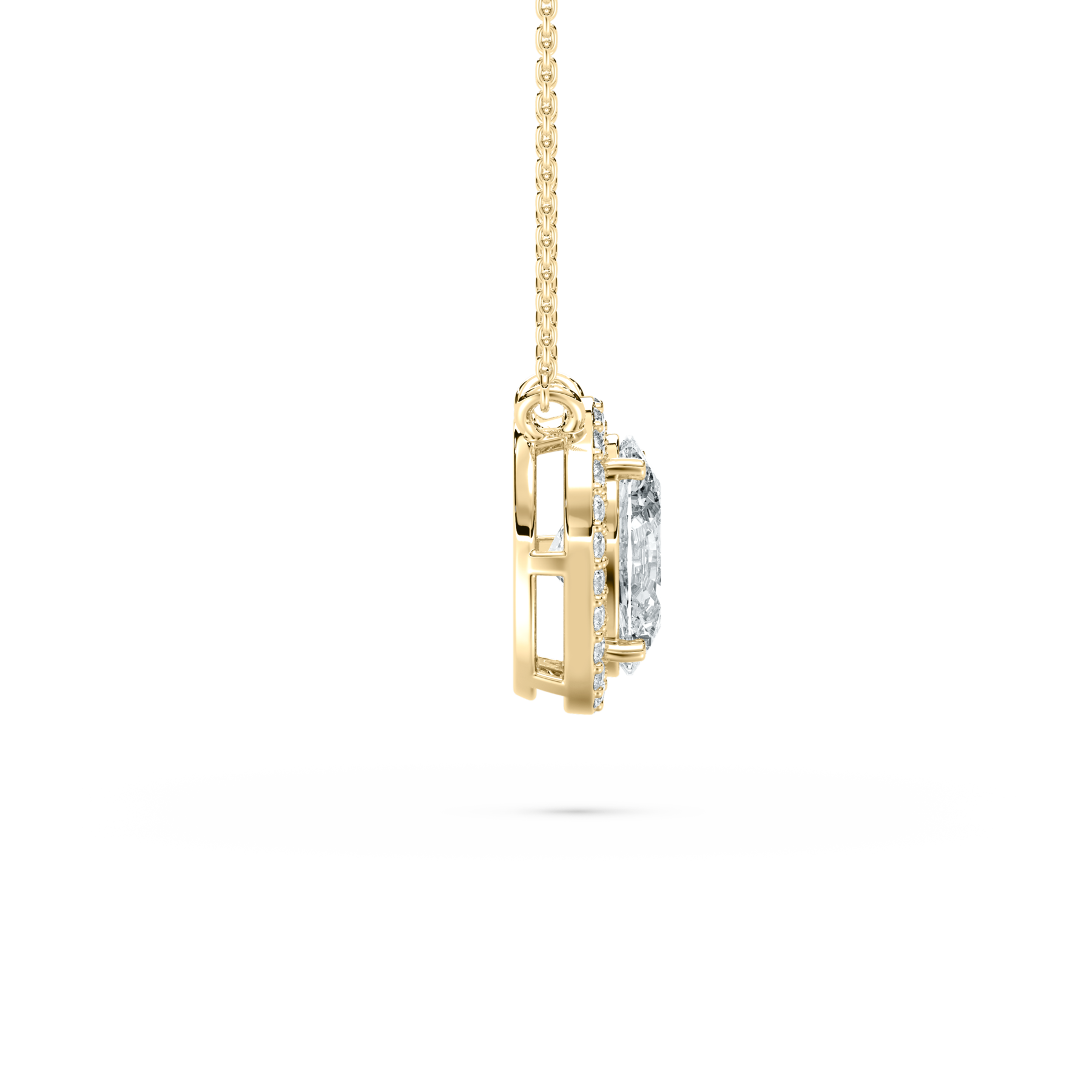 1.50 Carat Oval Diamond Enticing Fashion Pendant