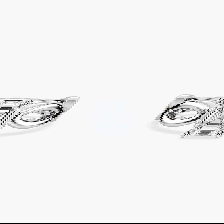 1 Carat Square Emerald Solitaire Karina Ring