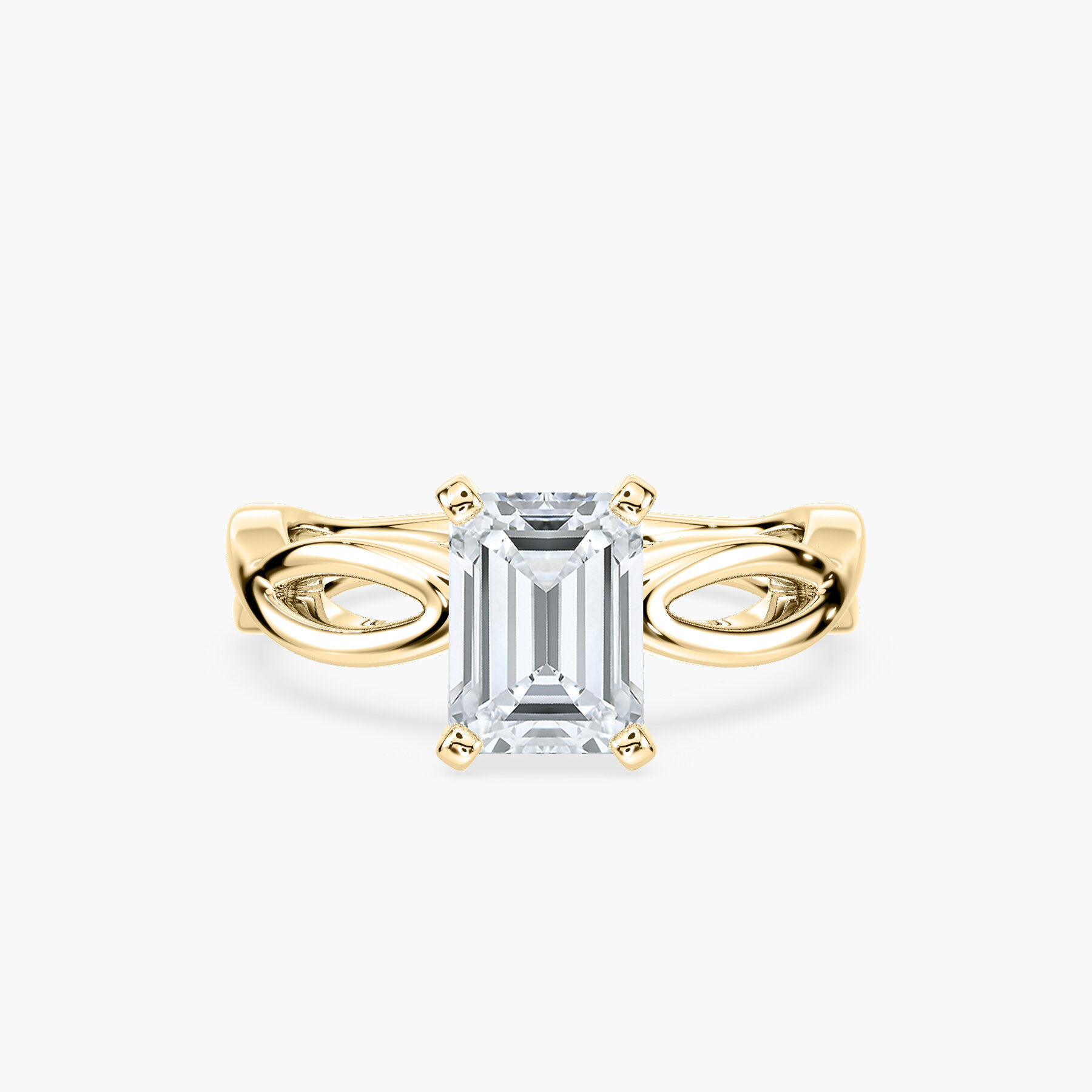 2 Carat Emerald Solitaire Karina Ring