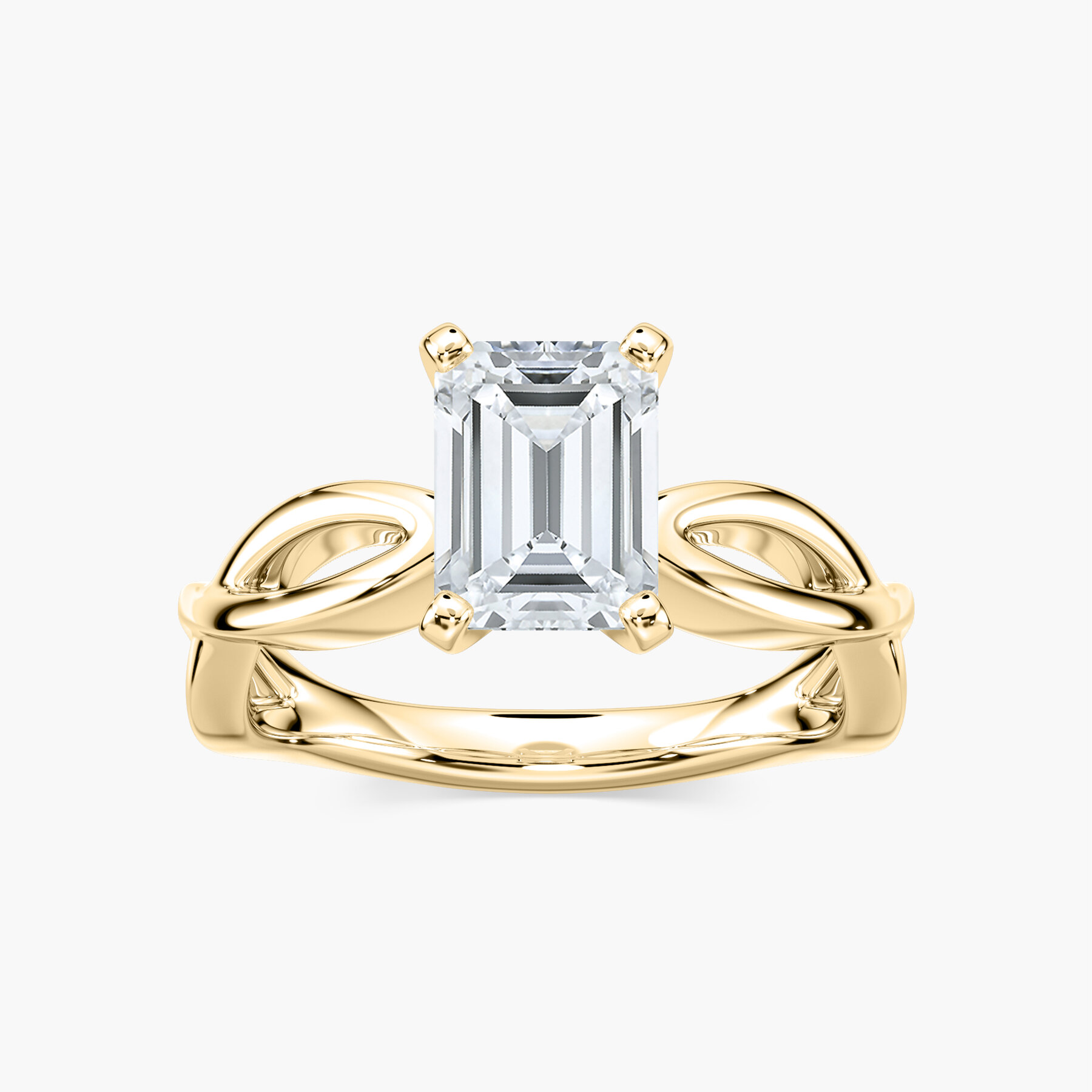 2 Carat Emerald Solitaire Karina Ring