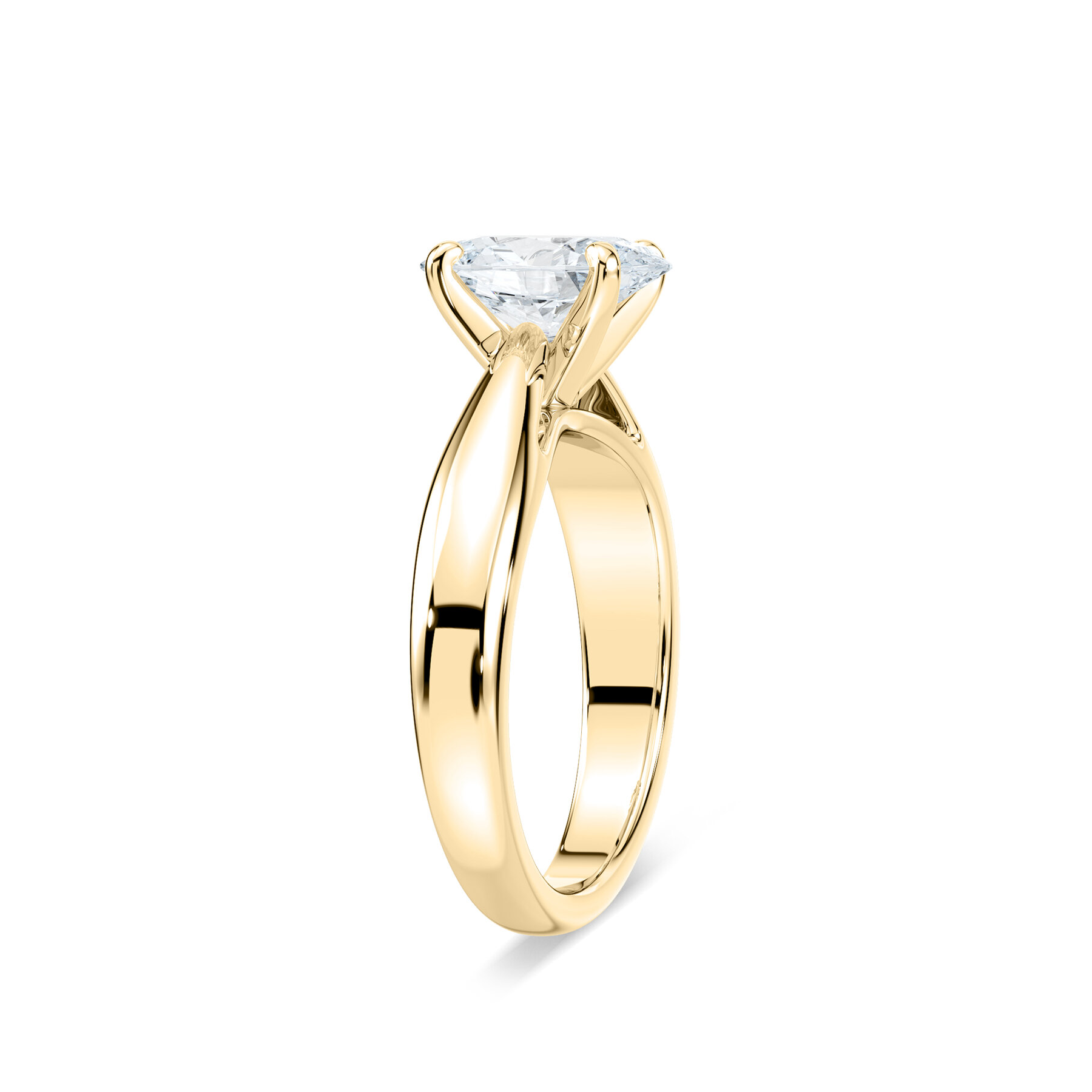 1.50 Carat Oval Diamond Bernice Solitaire Ring