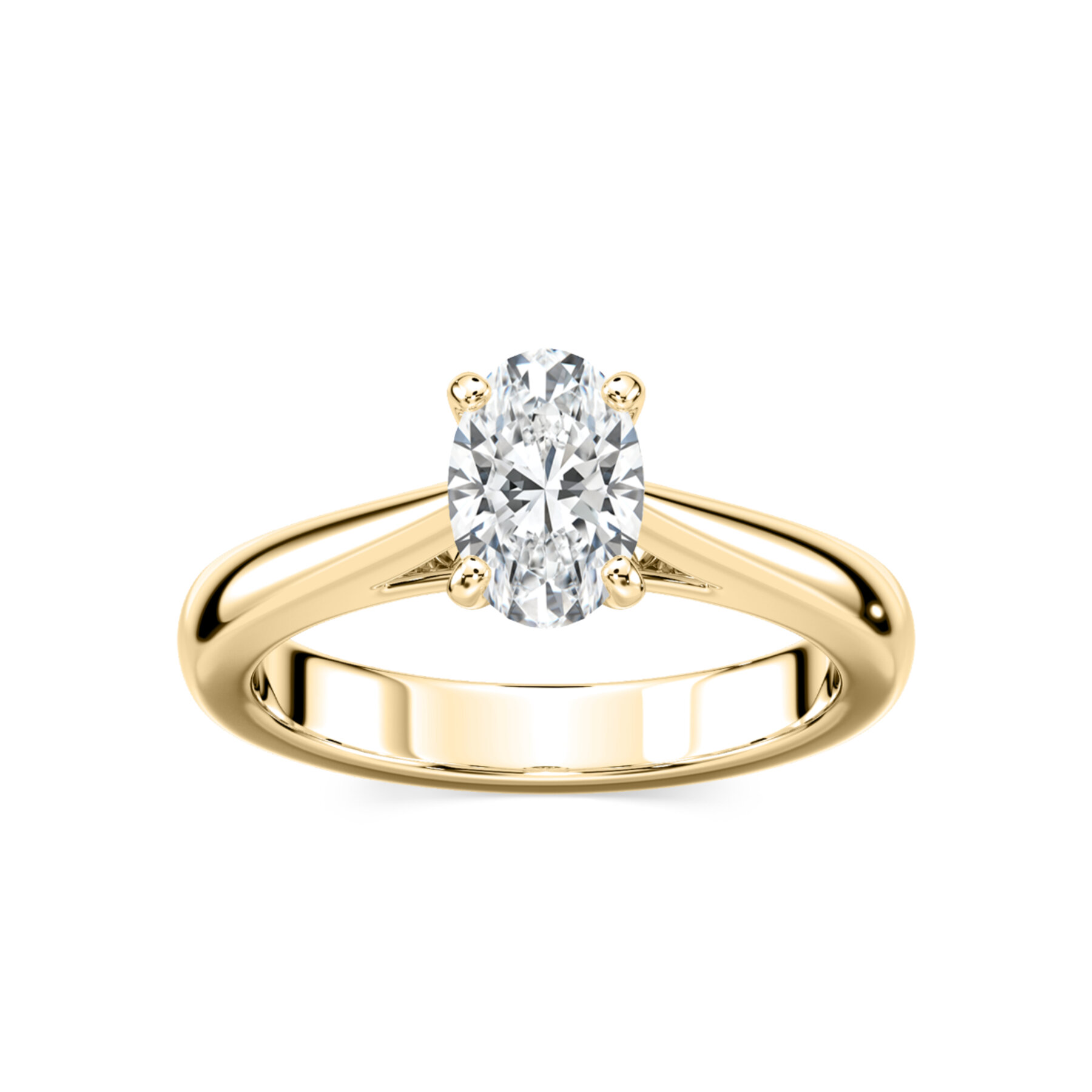 3 Carat Oval Diamond Jamie Solitaire Ring