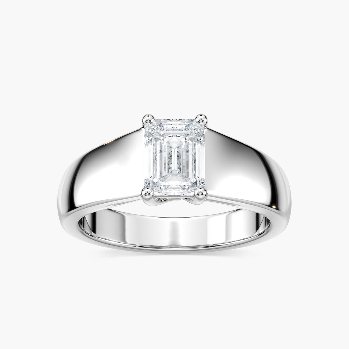 1.01 Carat  Emerald  Lucy Solitaire Ring