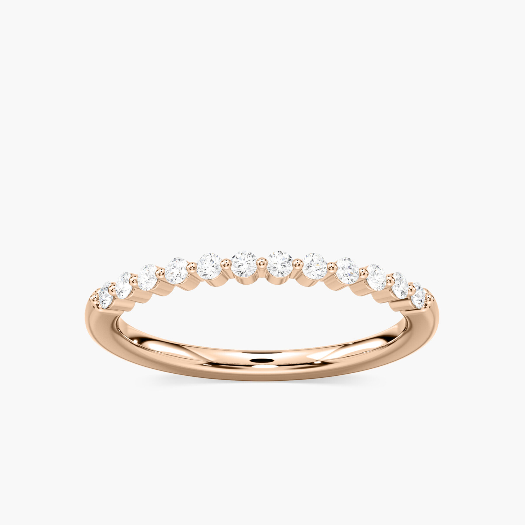 Round Diamonds Eillov Wedding Band