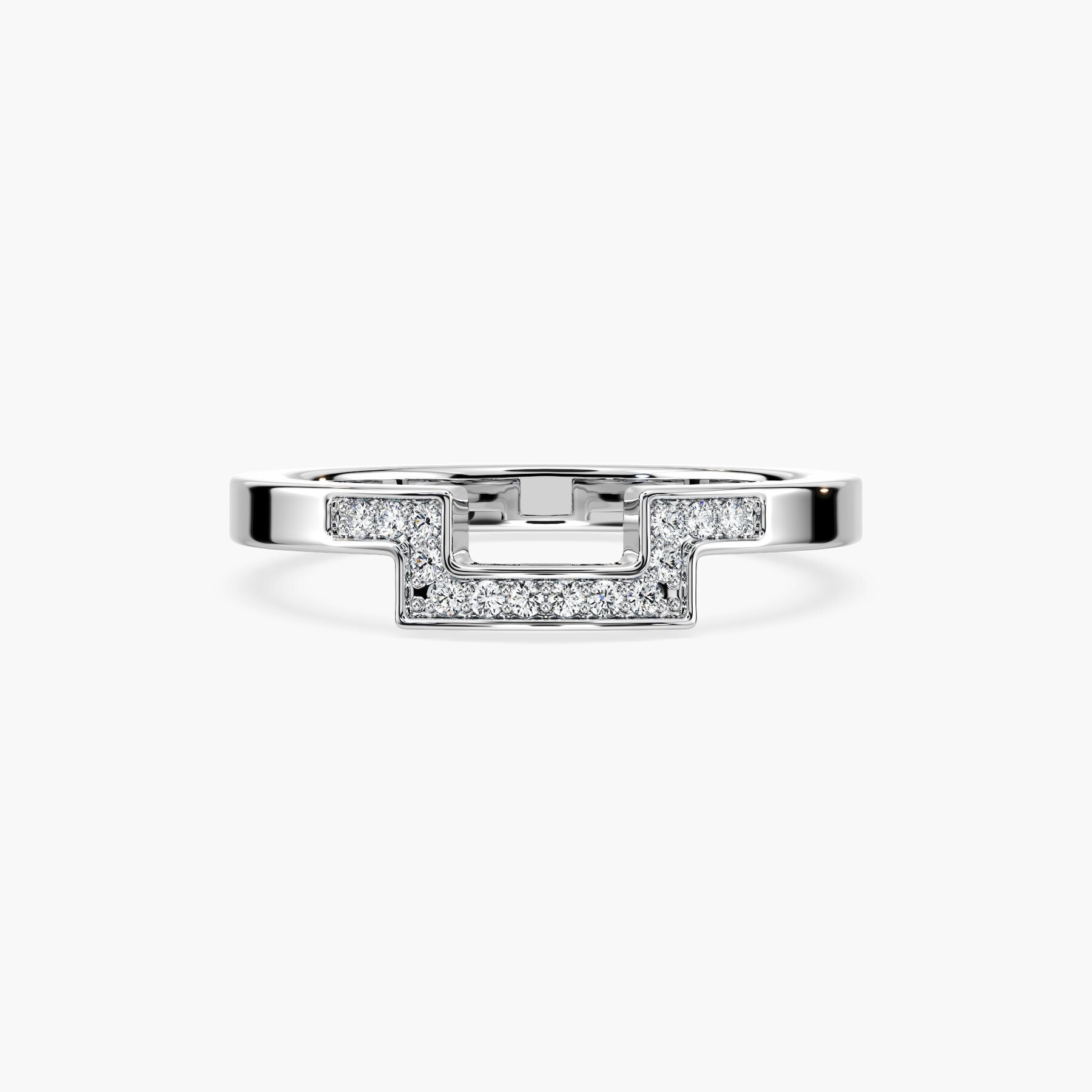 Round Diamonds Cherish Wedding Band