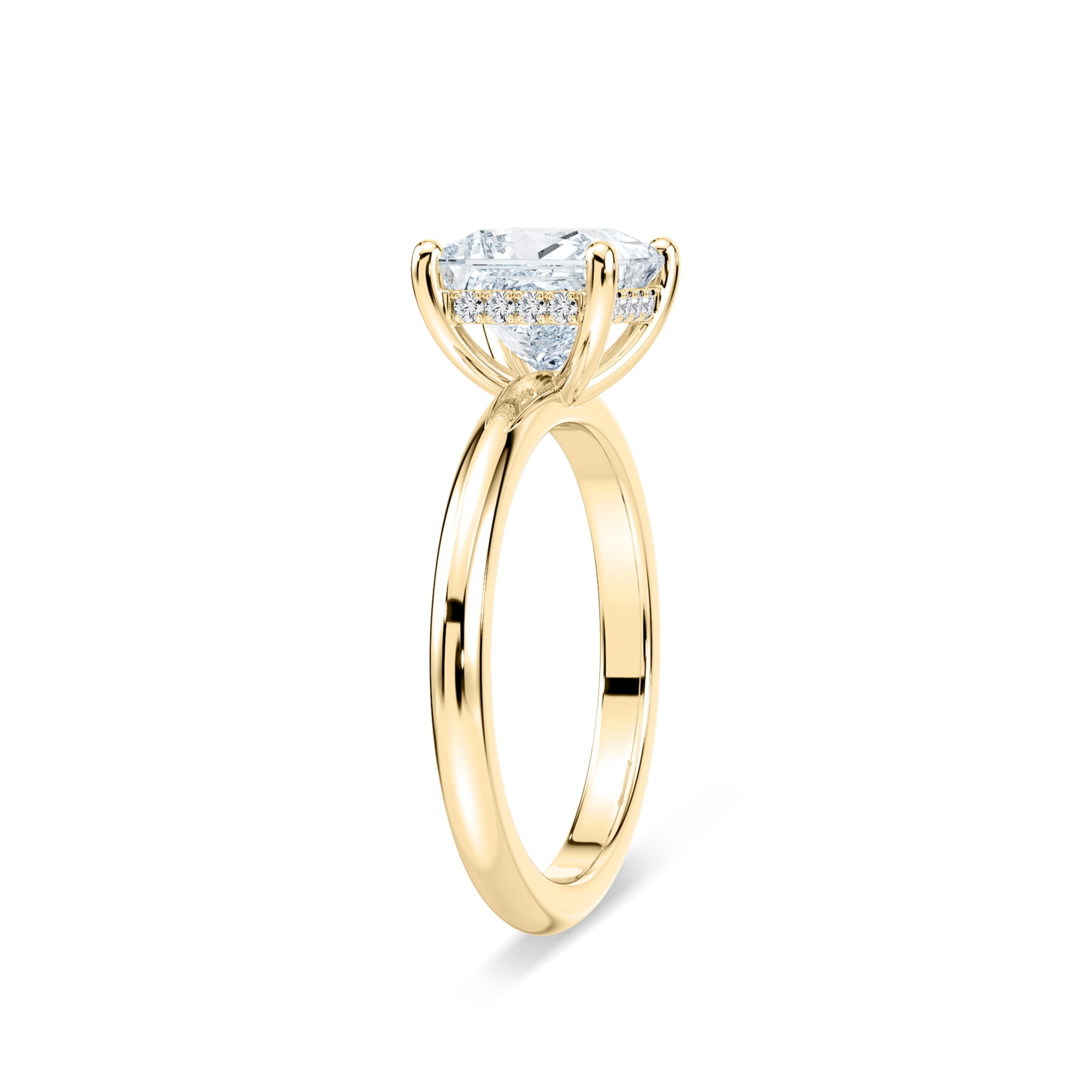 2 Carat Princess Diamond Millie Hidden Halo Ring