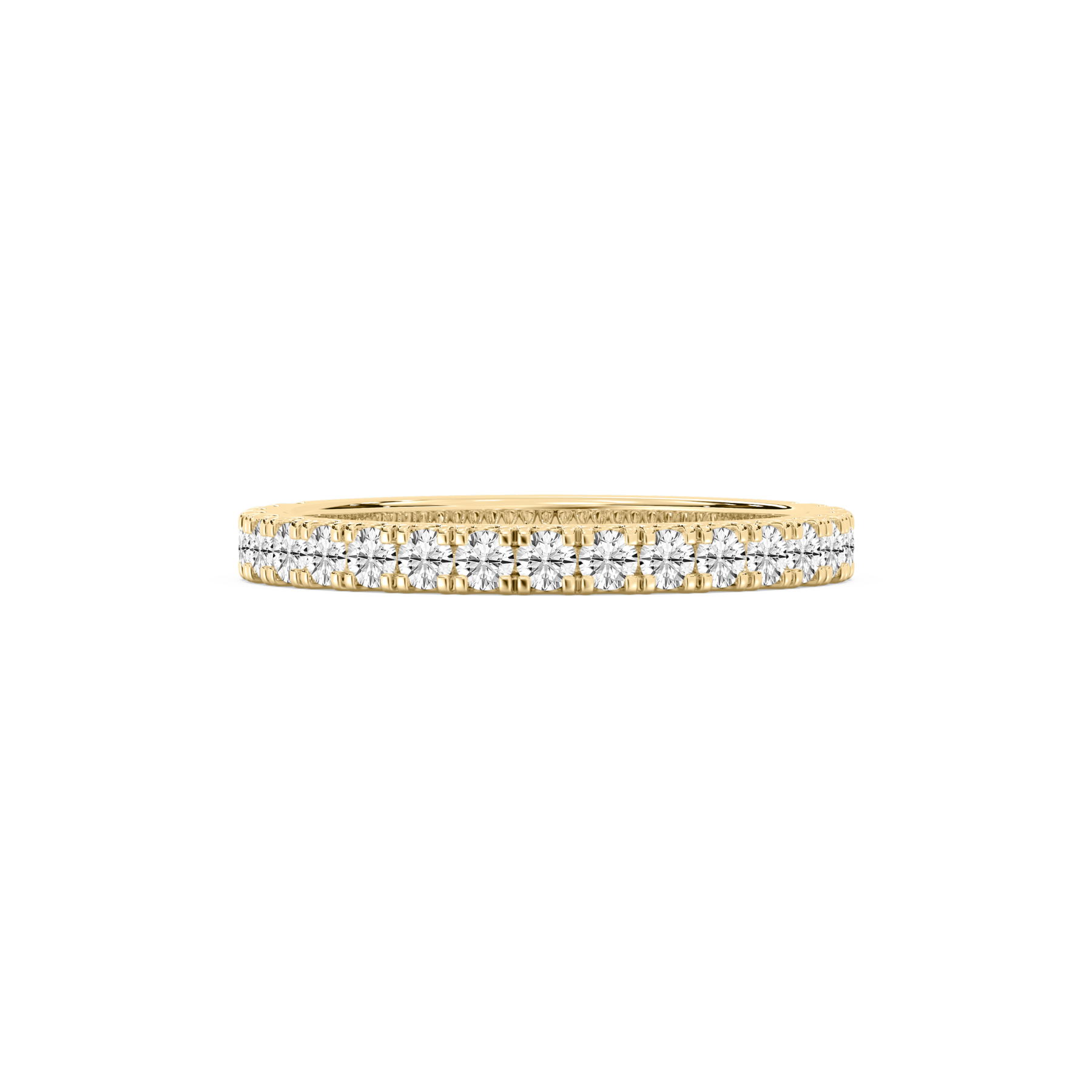 Lab Grown Diamond Round  Eernity Wedding Band
