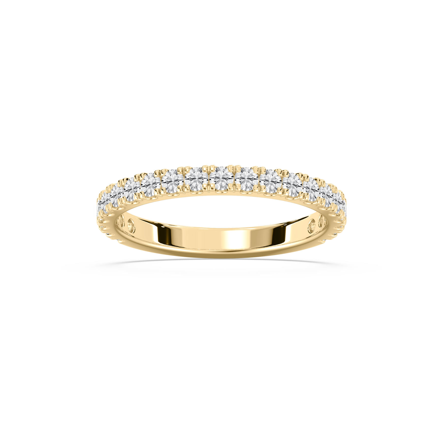 Lab Grown Diamond Round  Eernity Wedding Band