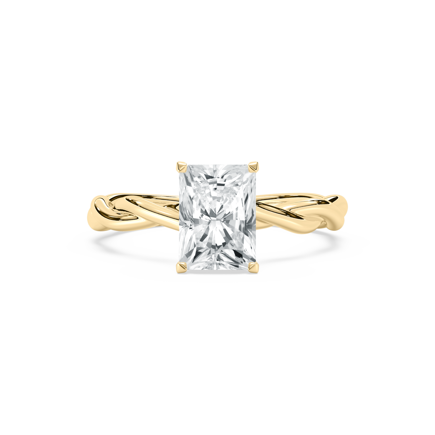 2 Carat Radiant Diamond Callindra Hidden Halo Ring