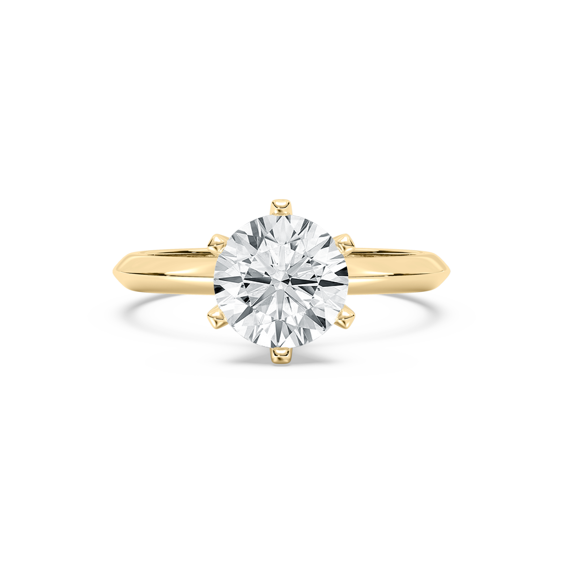 2 Carat Round Diamond Lilac Dreams Solitaire Ring