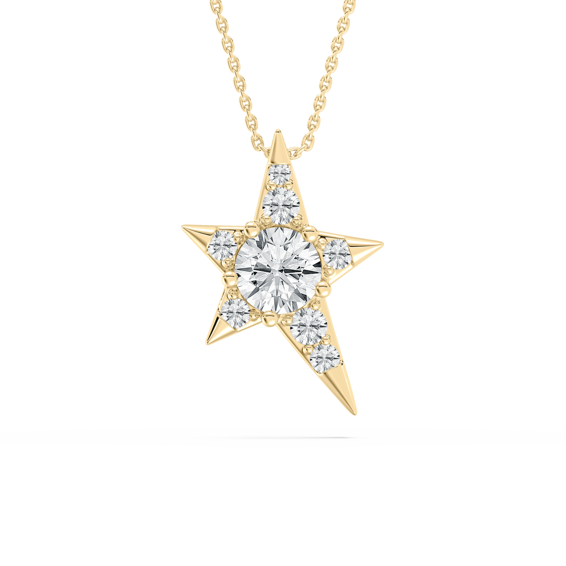 Round Diamond Super Nova Fashion Pendant