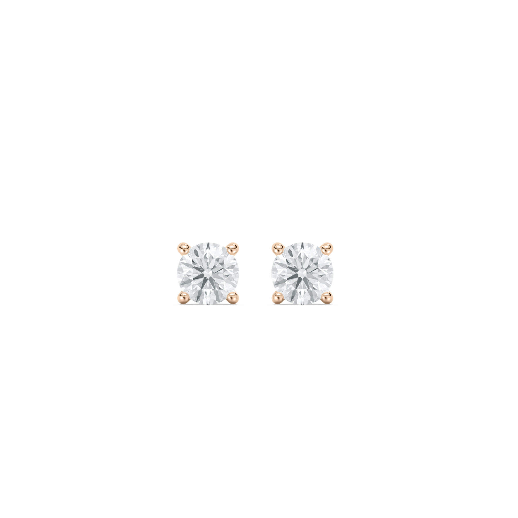 1 Carat Round Diamond Namia Stud Earring